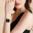 For Huawei Watch Fit 3 Watch Band Stainless Steel Strap with Rhinestone Decor M-Shaped Connector - Silver - 5