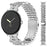 Watch Band for for Google Pixel Watch 4 41mm / Watch 3 41mm / Watch 2 / Watch Stainless Steel Strap with Rhinestone Decor M-Shaped Connector - Silver - 3