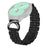 20mm Stainless Steel Watch Band For Garmin Forerunner 570 42mm  /  Forerunner 165  /  168 Strap with Rhinestone Ox Horn Style Connector - Black - 1