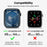 AHASTYLE WE28 For Apple Watch Series 11 46mm Silicone Watch Band with Anti-drop Case - Black - 3