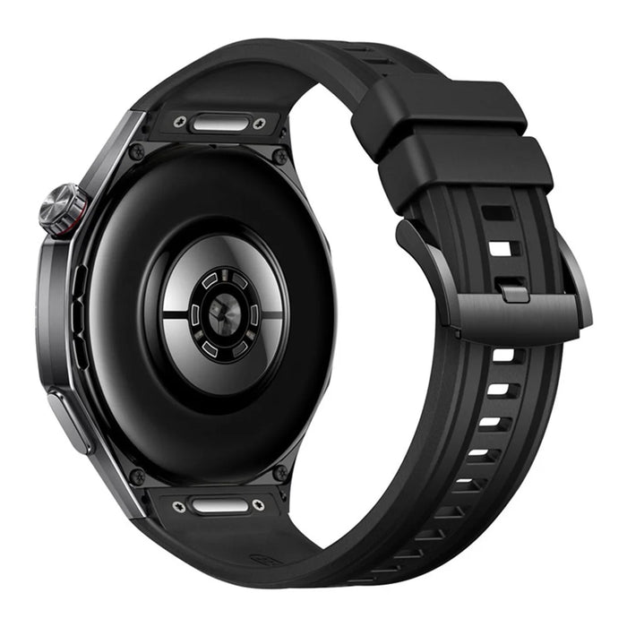 For Huawei Watch GT 6 Pro 46mm Watch Band Silicone Strap Quick Release Button - Black - 1