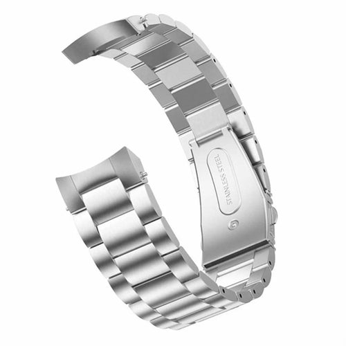 For Oppo Watch X  /  X2 Watch Band Titanium Alloy 3-Bead Wrist Strap - Silver - 1