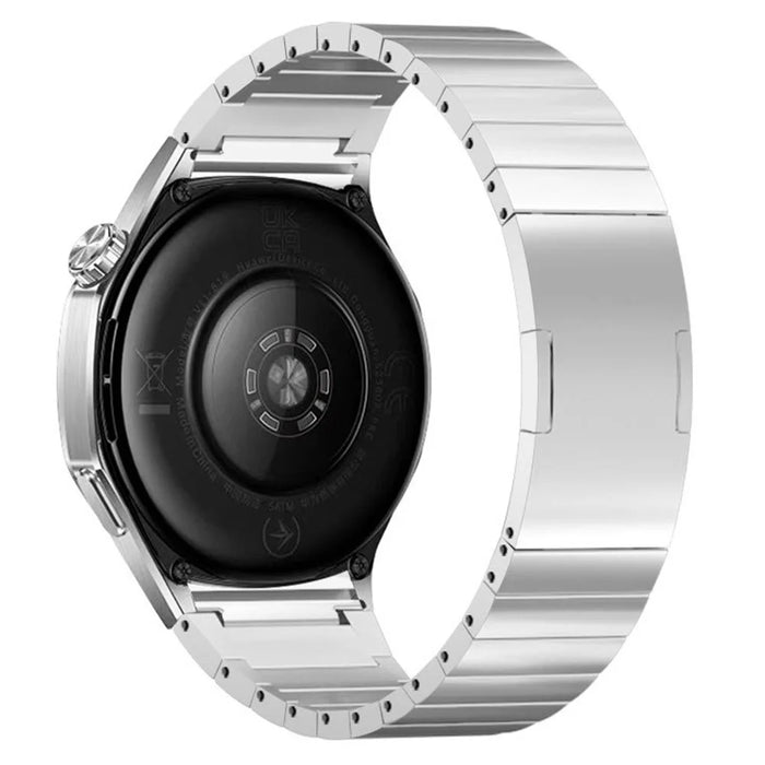 For Oppo Watch X  /  X2 Wrist Band Titanium Alloy 1-Bead Watch Strap with Folding Clasp - Silver - 1