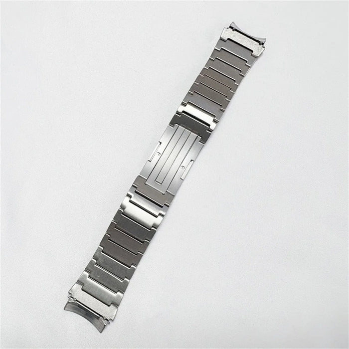 For Oppo Watch X  /  X2 Wrist Band Titanium Alloy 1-Bead Watch Strap with Folding Clasp - Silver - 3
