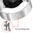 For Oppo Watch X  /  X2 Wrist Band Titanium Alloy 1-Bead Watch Strap with Folding Clasp - Silver - 5