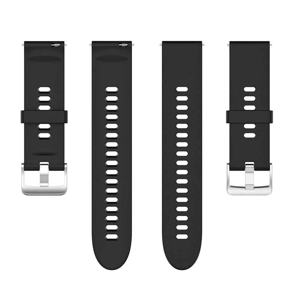 Smart Watch Strap Replacement Silicone Wrist Band for Xiaomi Mi Watch Color Sports - Black - 4