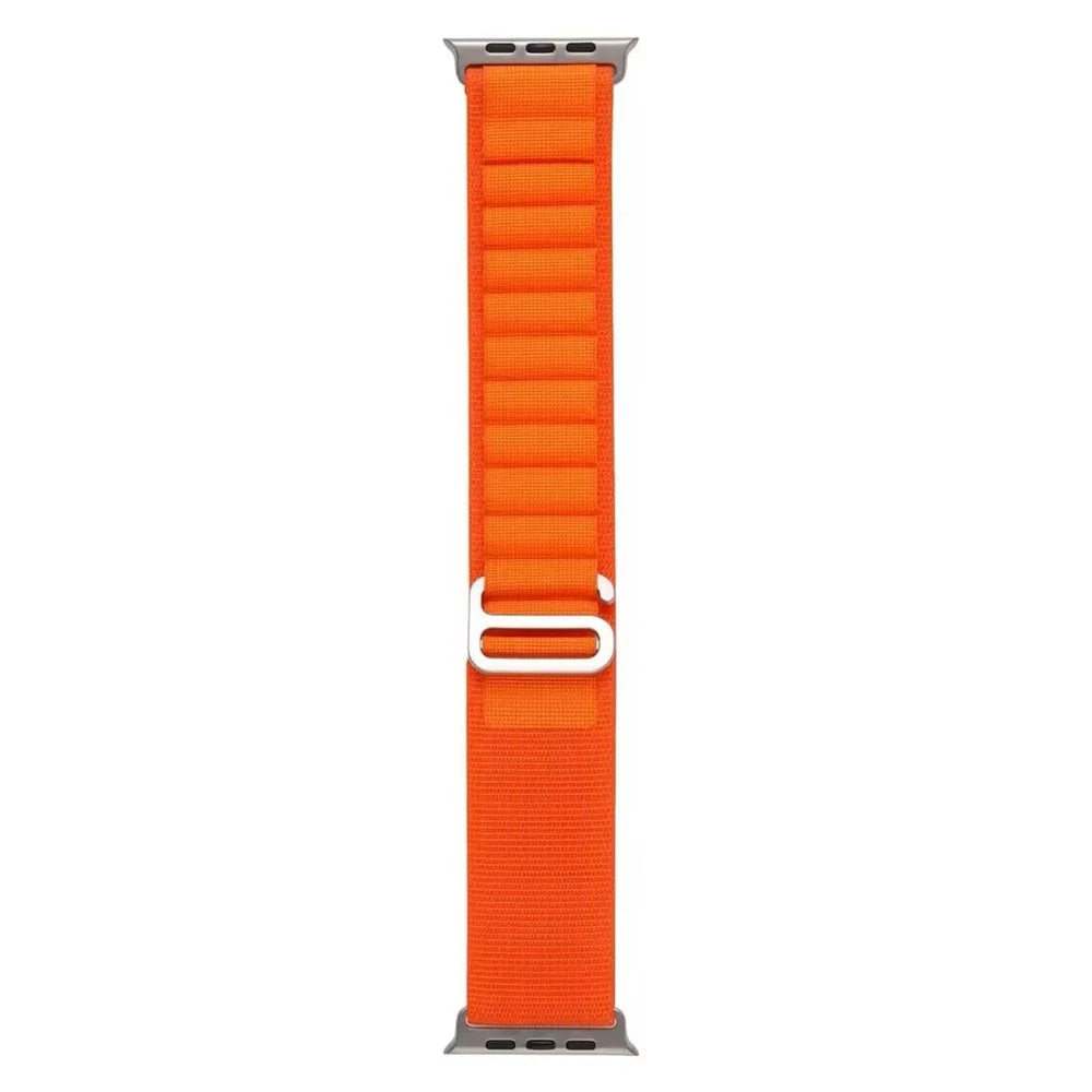 COTECI W95 Watch Strap for Apple Watch Series 11 10 42mm  /  9 8 7 41mm  /  SE3 SE2 SE 6 5 4 40mm  /  3 2 1 38mm Alpine Loop Watchband - Orange - 1