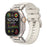 COTECI W125 Mecha Fluorubber Strap for Apple Watch Series 11 10 42mm  /  9 8 7 41mm  /  SE3 SE2 SE 6 5 4 40mm  /  3 2 1 38mm Replacement Band - Starlight - 2