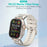 COTECI W125 Mecha Fluorubber Strap for Apple Watch Series 11 10 42mm  /  9 8 7 41mm  /  SE3 SE2 SE 6 5 4 40mm  /  3 2 1 38mm Replacement Band - Starlight - 3