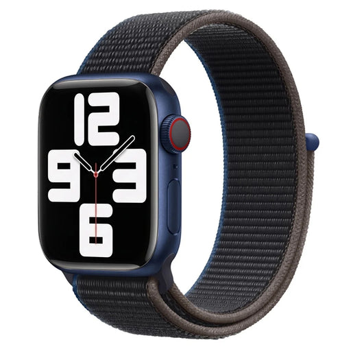 COTECI W72 Sport Nylon Watch Band for Apple Watch Series 11 10 42mm / 9 8 7 41mm / SE3 SE2 SE 6 5 4 40mm / 3 2 1 38mm Wrist Strap - Charcoal - 2