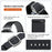 For Huawei Watch GT 6 41mm Genuine Cow Leather Strap Watch Band with Modern Style Magnetic Buckle - Black - 5