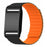 For Polar Loop Magnetic Strap with Protective Case Dual Color Silicone + PC Watch Band Replacement - Black / Orange - 1