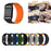 For Polar Loop Magnetic Strap with Protective Case Dual Color Silicone + PC Watch Band Replacement - Black / Orange - 3