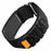 For Polar Loop Breathable Nylon Wrist Strap Magic Tape Loop Watch Band with Protective Case - Black - 1