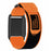 For Polar Loop Watch Band Nylon Magic Tape Strap with Protective Case - Orange - 2