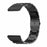 For Huami Amazfit T-Rex Ultra 2 26mm Metal Watch Strap Spring Folding Buckle 3 Bead Solid Wrist Band - Black - 2