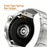 For Huawei Watch 4 Pro Stainless Steel Mesh Magnetic Wrist Strap Quick Release Band with I-Shaped Clasp - Titanium - 4