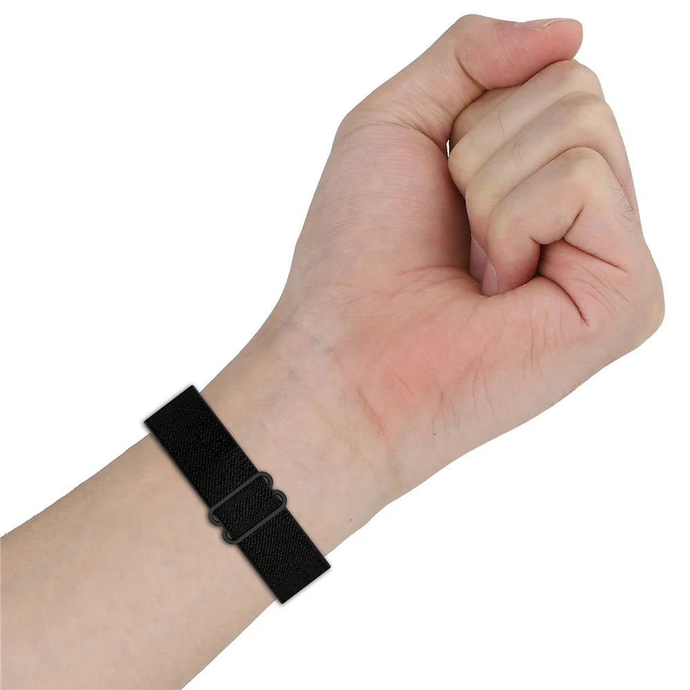 Elastic Wrist Strap for Huawei Band 11 Pro NFC / 11 NFC / 11 Pro / 11 Nylon Braided Watch Band with Slide Clasp - Leopard Print - 3