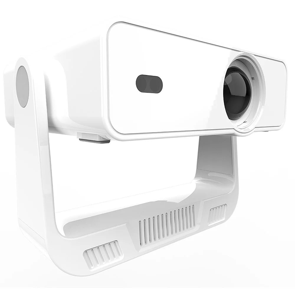 IMC880 Portable 4K Projector WiFi 6 BT 5.0 200 ANSI Lumens Android 14 Mini Projector, 1+8GB - EU Plug - 2