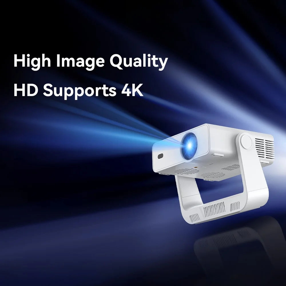 IMC880 Portable 4K Projector WiFi 6 BT 5.0 200 ANSI Lumens Android 14 Mini Projector, 1+8GB - EU Plug - 7