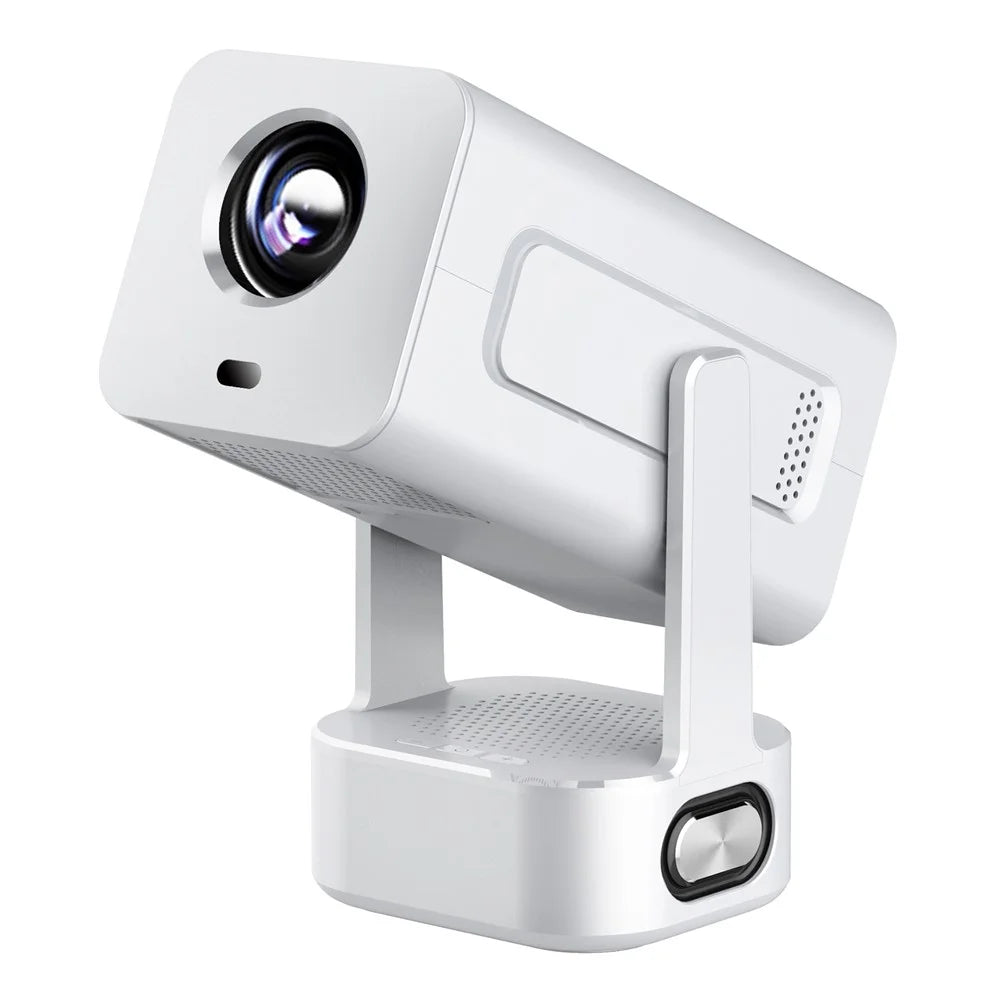 IMC360 LCD Projector 320 ANSI Lumen 1080P WiFi 6 Android 11 1GB+8GB Autofocus Projector for Home Theater, Single Speaker - White  /  EU Plug - 1
