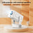 IMC360 LCD Projector 320 ANSI Lumen 1080P WiFi 6 Android 11 1GB+8GB Autofocus Projector for Home Theater, Single Speaker - White  /  EU Plug - 2