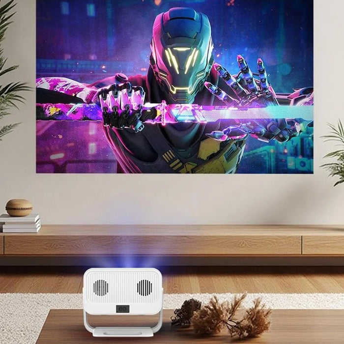 IMC660 1GB+8GB Projector 1080P HD Android WiFi Autofocus Projector for Home Office Cinema Movies - EU Plug - 4