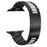 Stainless Steel Watchband for Apple Watch Series 11 10 42mm  /  9 8 7 41mm  /  SE3 SE2 SE 6 5 4 40mm  /  3 2 1 38mm Metal Band with Turtle Back Buckle - Black  /  Silver - 1