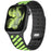 Glow In The Dark Strap for Apple Watch Ultra 3 2 1 49mm  /  Series 11 10 46mm  /  9 8 7 45mm  /  SE3 SE2 SE 6 5 4 44mm  /  3 2 1 42mm Magnetic Silicone Band - Black+Luminous Green - 2