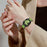 Glow In The Dark Strap for Apple Watch Ultra 3 2 1 49mm  /  Series 11 10 46mm  /  9 8 7 45mm  /  SE3 SE2 SE 6 5 4 44mm  /  3 2 1 42mm Magnetic Silicone Band - Black+Luminous Green - 5