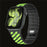 Glow In The Dark Strap for Apple Watch Ultra 3 2 1 49mm  /  Series 11 10 46mm  /  9 8 7 45mm  /  SE3 SE2 SE 6 5 4 44mm  /  3 2 1 42mm Magnetic Silicone Band - Black+Luminous Green - 7