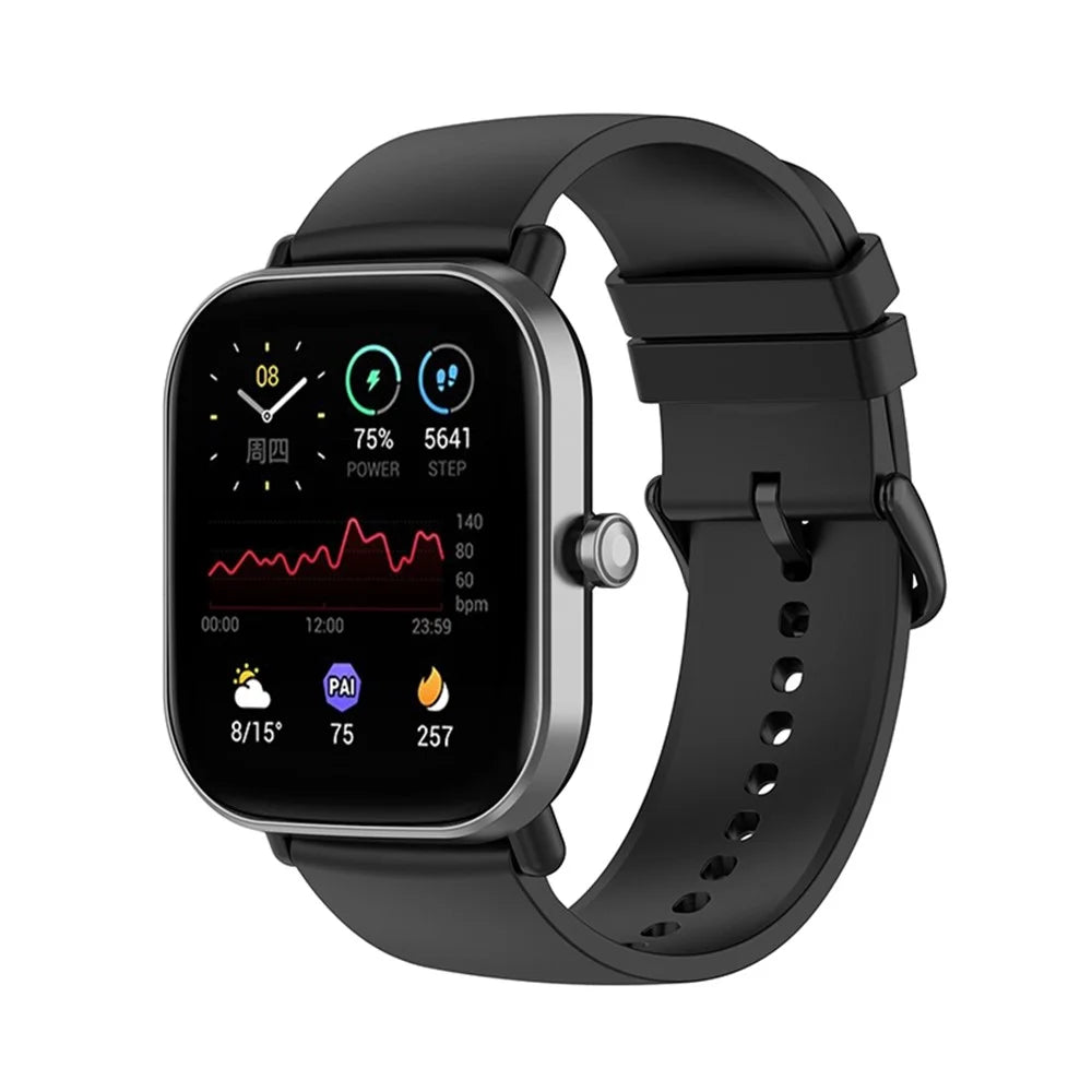 Soft Silicone Adjustable Smart Watch Band Replacement Strap 20mm for Samsung Galaxy Watch 5 / Watch 5 Pro / Watch4 Classic 46mm 42mm / Galaxy Watch4 44mm 40mm / Galaxy Watch3 41mm / Watch Active - Black - 2