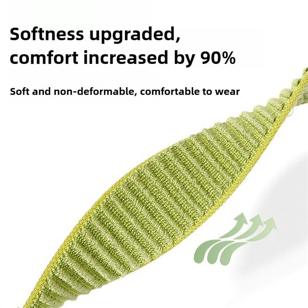 Woven Nylon Strap for Huawei Band 11 Pro  /  11 Magic Tape Watch Band Replacement Wristband - Green - 4