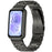 Watch Band for Huawei Band 11  /  11 Pro  /  11 NFC  /  11 Pro NFC Stainless Steel Three-Bead Replacement Strap with Tool - Black - 2