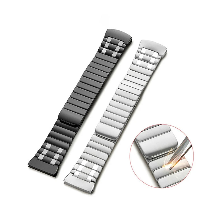 For Huawei Watch 4 Pro Stainless Steel Band Magnetic Quick Release Metal Watch Strap - Titanium - 6