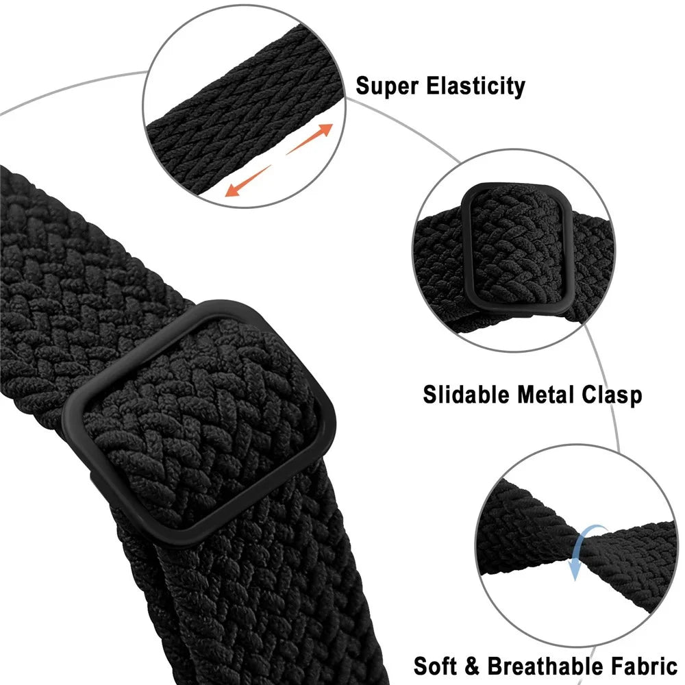 Nylon Strap for Huawei Band 11 Pro NFC / 11 NFC / 11 Pro / 11 Woven Sport Band with Adjustable Buckle - Green - 4
