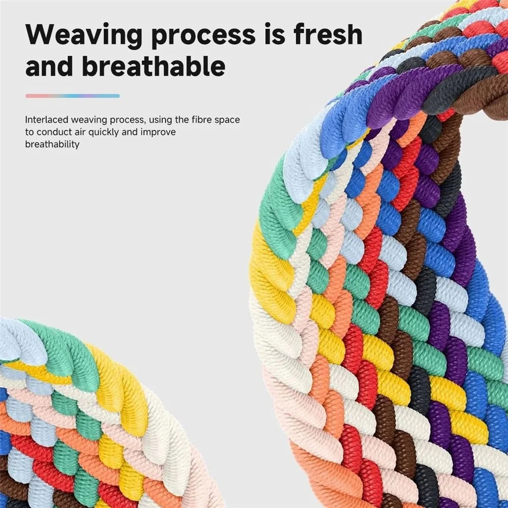 Nylon Strap for Huawei Band 11 Pro NFC / 11 NFC / 11 Pro / 11 Woven Sport Band with Adjustable Buckle - Green - 6