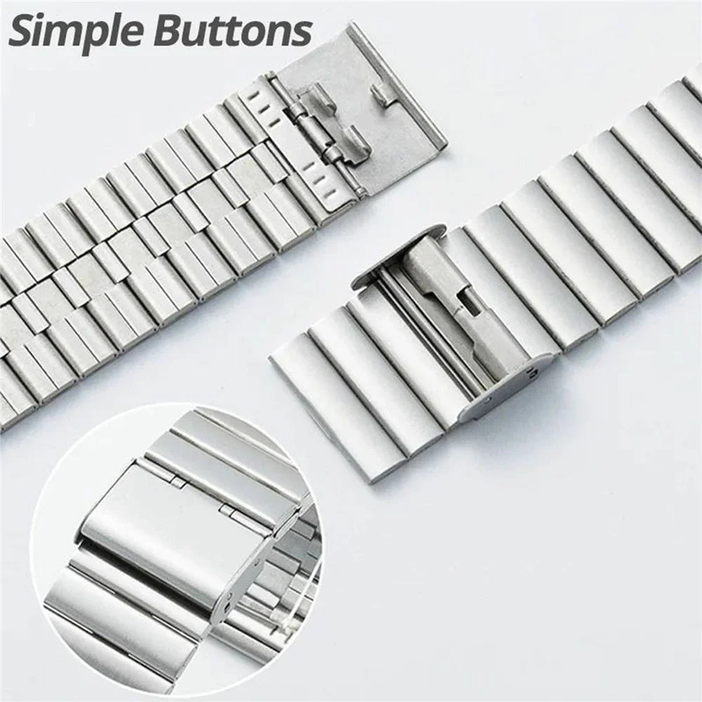 Bamboo Link Strap for Huawei Band 11 Pro NFC / 11 NFC / 11 Pro / 11 Stainless Steel Metal Watch Band Replacement - Silver - 3