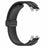 Foldable Magnetic Buckle Strap for Huawei Band 11 / 11 NFC / 11 Pro / 11 Pro NFC Solid Color Silicone Watch Band - Black - 3