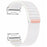 For Huami Amazfit T-Rex Ultra 2 26mm Wave Pattern Watch Band Replacement Nylon Strap - White Pink / White - 1