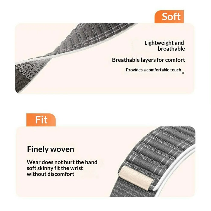 For Huami Amazfit T-Rex Ultra 2 26mm Wave Pattern Watch Band Replacement Nylon Strap - White Pink / White - 4