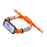 For Huawei Band 11 / 11 Pro Braided Nylon Strap Adjustable Metal Beads Woven Watch Band - Orange - 2