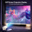 U5 Gaming Console 2-in-1 Android 14 HD Projector Allwinner H723 8K 200 Lumens Screen Projection Device for Home Cinema - EU Plug - 4
