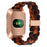 Hexagonal Resin Strap for Fitbit Versa 2 / Versa Lite / Versa Waterproof Watch Band - Tortoiseshell - 1