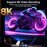 2.1 Inch Screen Mini Projector 180 ANSI Lumens 8K Decoding Auto Keystone 500+ Free Channels Home Cinema Projector - EU Plug - 6
