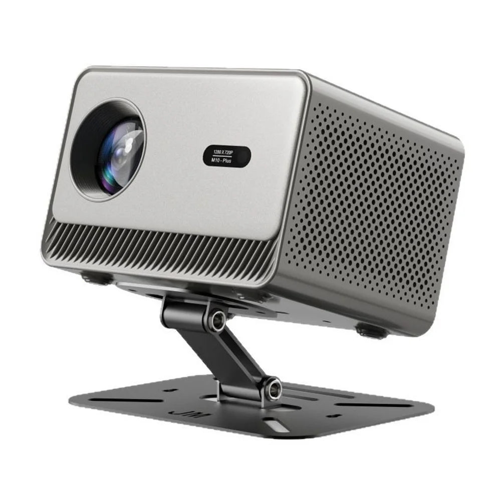 M10 Plus Portable Mini Projector 720P HD Android 11 4K Decoding WiFi 6 Dual Band Home Cinema Projector - Grey - 1
