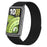 Strap for Huawei Band 11 Pro NFC / 11 NFC / 11 Pro / 11 Nylon Loop Band Round Tail Replacement Wristband - Black - 3
