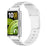 Silicone Strap for Huawei Band 11 Pro NFC  /  11 NFC  /  11 Pro  /  11 Textured Sport Band Replacement Wristband - White+Grey - 2