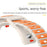Silicone Strap for Huawei Band 11 Pro NFC  /  11 NFC  /  11 Pro  /  11 Textured Sport Band Replacement Wristband - White+Grey - 4
