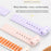 Silicone Strap for Huawei Band 11 Pro NFC  /  11 NFC  /  11 Pro  /  11 Textured Sport Band Replacement Wristband - White+Grey - 5